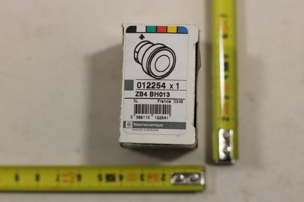 Frontelement Signal pushbutton, Ø 22, white. 3389110122541 ZB4 BH013 Schneider Electric Telemecanique