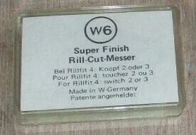 10 Herbert Ruff W6 Rillcut Rillfit Messer Profilnachschneidemesser
